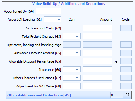Header additions and deductions