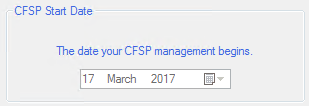 CFSP Start Date