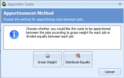 Apportioning costs